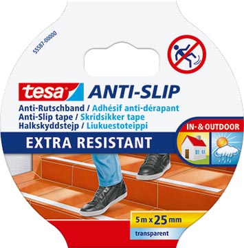 Antislip tape Tesa 5mx25mm transparant
