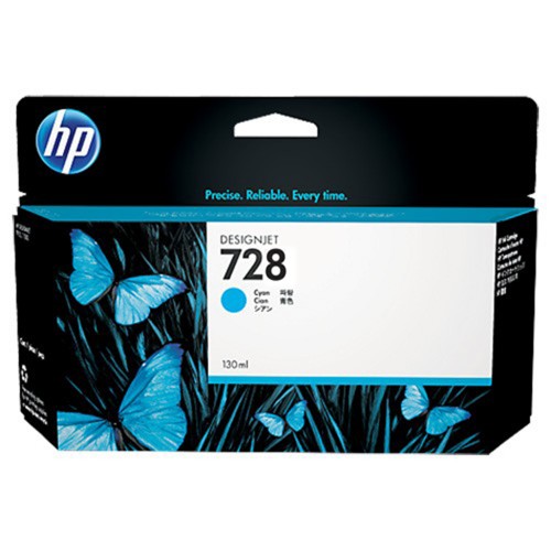 [HP-HPF9J67A] Cartridge HP Inkjet 728 DesignJet T730 130ml  (CY (cyaan))