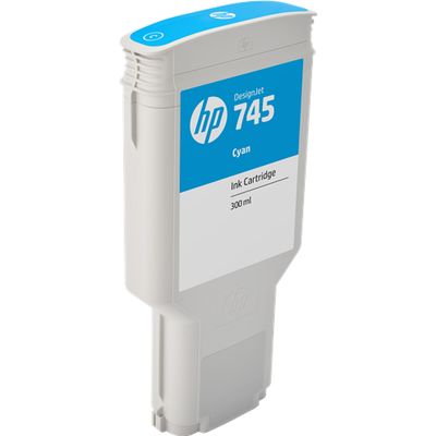 [HP-HPF9K03A] Cartridge HP Inkjet 745 DesignJet HD Pro MFP 300ml  (CY (cyaan))