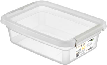 Opbergdoos Donau Home 8,5L transparant