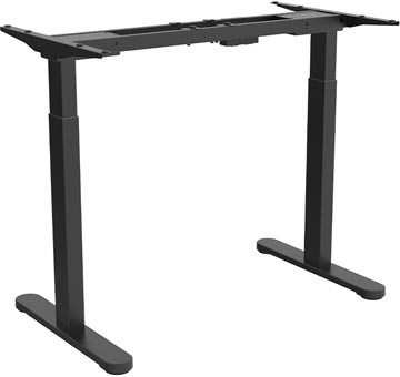 Zit-sta bureau onderstel zwart