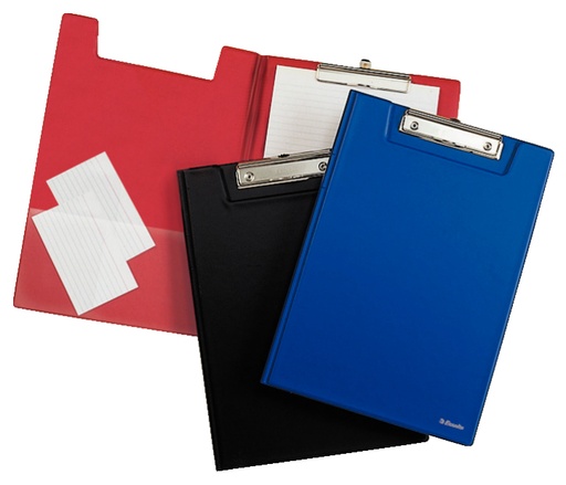 [ESS-56043] Klemplaat met overslag Esselte PP A4 (rood)