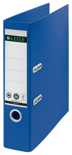 [ESS-10180035] Ordner Leitz 180° Recycle karton A4 rug 80mm (blauw)