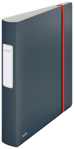 [ESS-10390089] Ordner Leitz 180° Active Cosy PP A4 rug 65mm met elastiek (fluweel grijs)