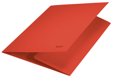 [ESS-39060025] Map 3 kleppen Leitz Recycle karton A4 430g (rood)