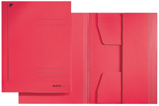 [ESS-39240025] Dossiermap Leitz karton A4 320g 3-kleppen (25) (rood)