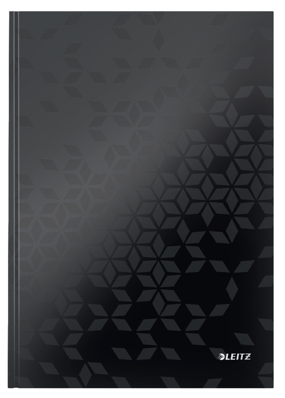 Notitieboek Leitz WOW harde kaft A4 gelijnd 160blz metallic