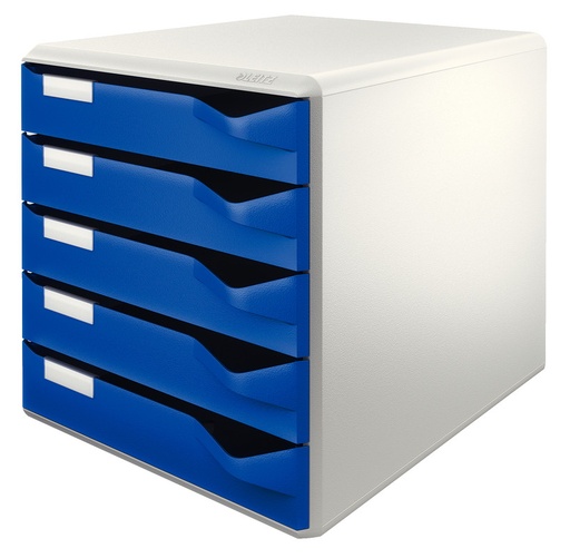 [ESS-52800035] Ladenblok Leitz 5 laden (grijs/blauw)