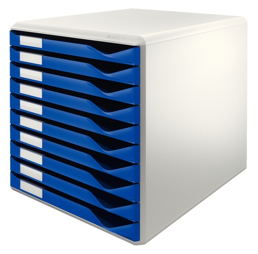 [ESS-52810035] Ladenblok Leitz 10 laden (grijs/blauw)