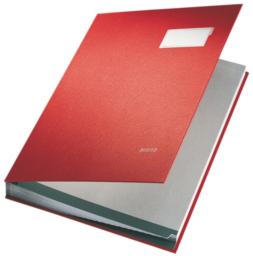[ESS-57000025] Handtekenmap Leitz PP folio 20-vaks (rood)