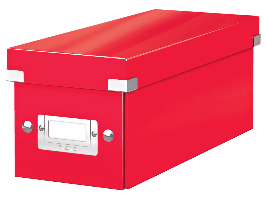 Opbergdoos Leitz Click&Store WOW PP voor CD's metallic