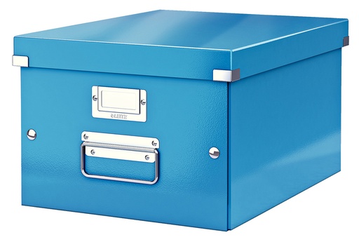 [ESS-60440036] Opbergdoos Leitz Click&Store WOW PP A4 metallic (blauw)