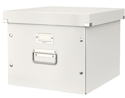 [ESS-60460001] Opbergdoos Leitz Click&Store WOW PP voor hangmappen metallic (wit)