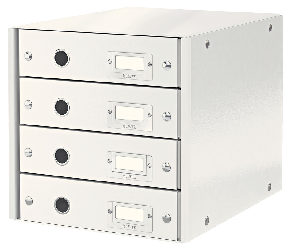 Ladenblok Leitz Click&Store WOW PP A4 4 laden metallic