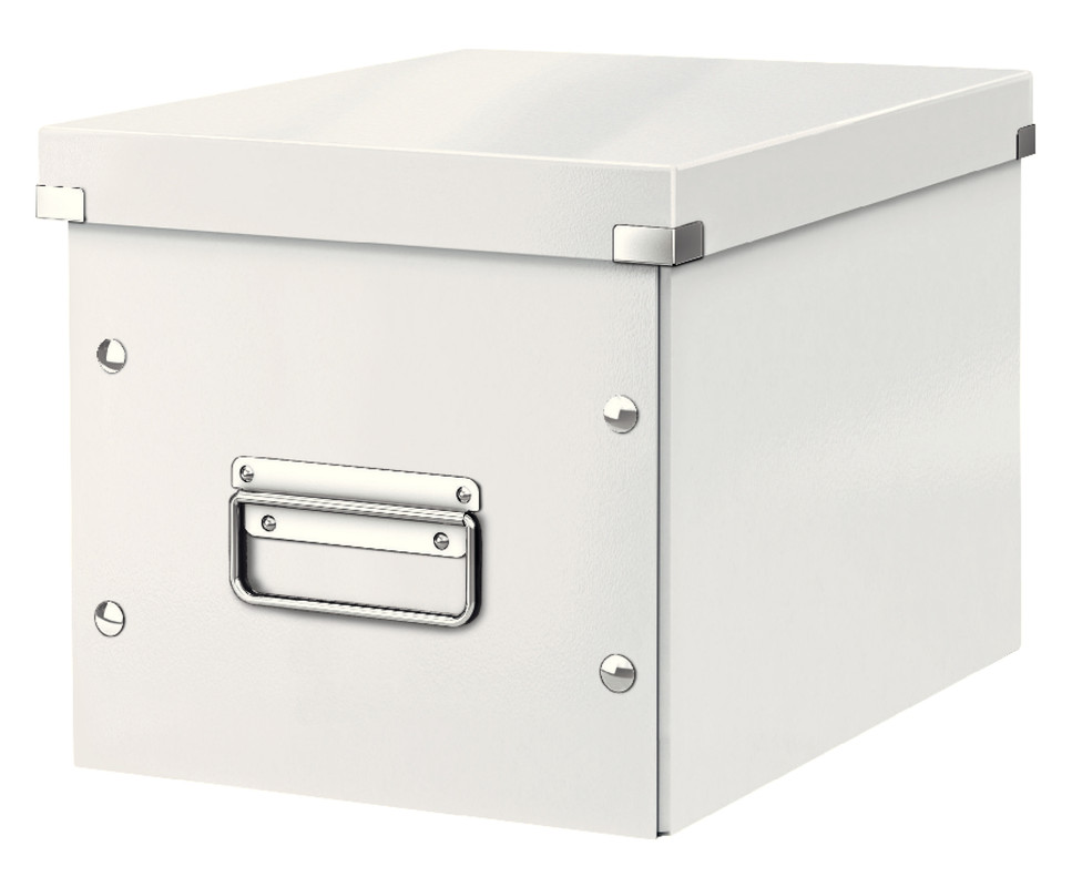 Opbergdoos Leitz Click&Store WOW Cube PP middelgroot metallic