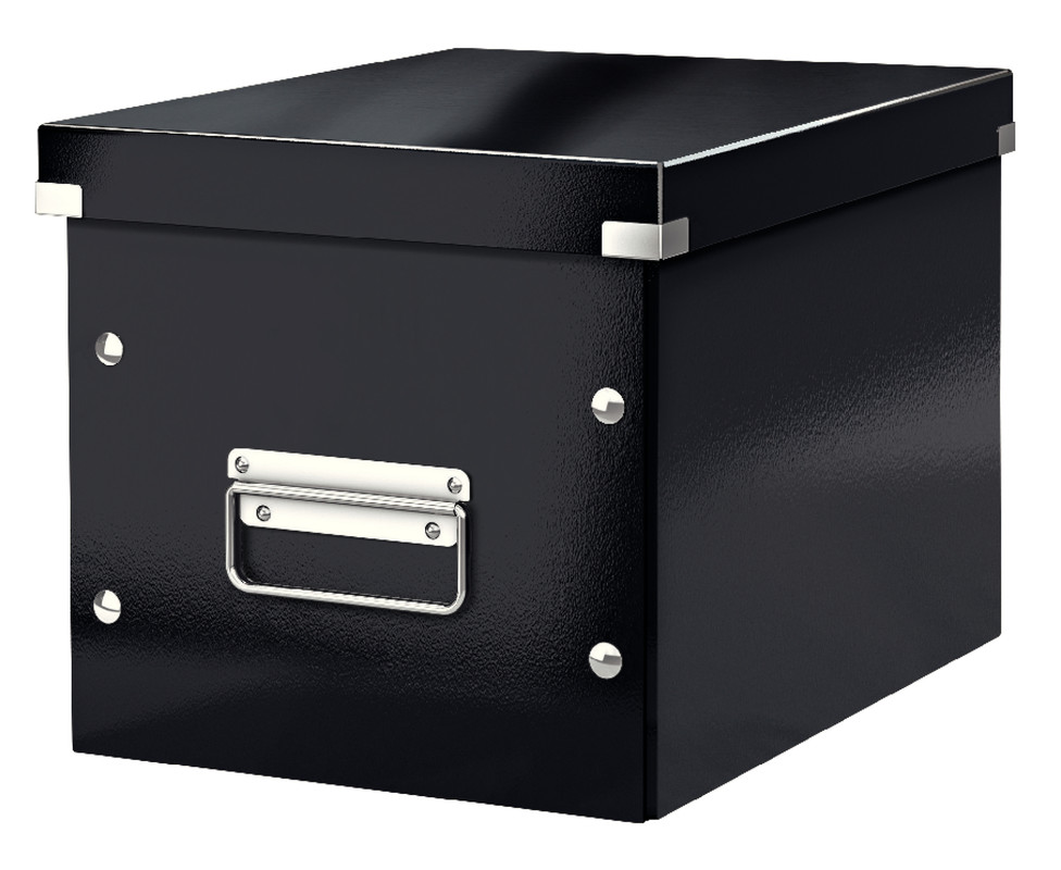 Opbergdoos Leitz Click&Store WOW Cube PP middelgroot metallic