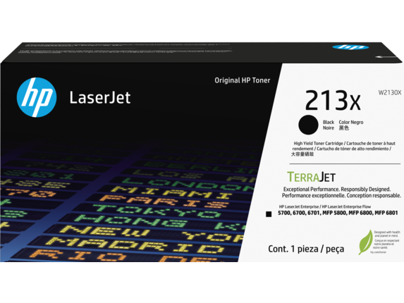 Toner HP Color Laser 213X Color LaserJet Enterprise 