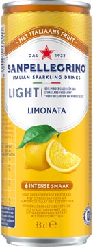 Limonade San Pellegrino Limonata light sleek blik 33cl (6)