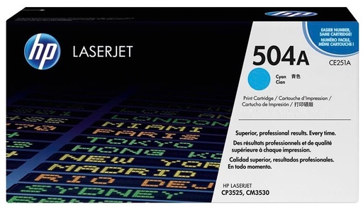 [HP-HPCE251A] Toner HP Color Laser 504A Color LaserJet  (CY (cyaan))