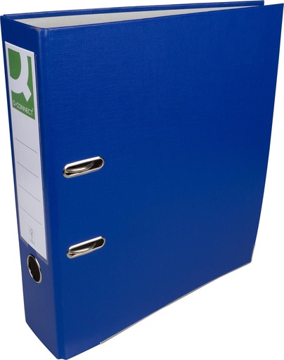 [TIM-KF12055] Ordner Q-Connect karton en PP A4 rug 80mm met beschermrand (blauw)