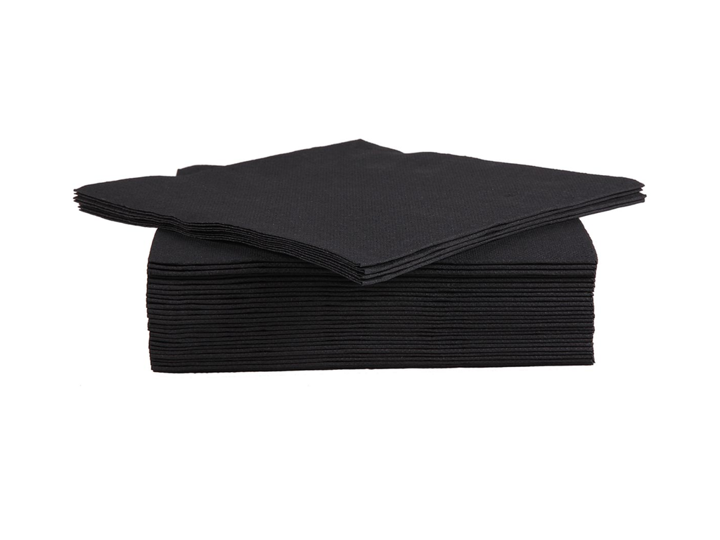 Servet Cosy & Trendy 38x38cm zwart (40)