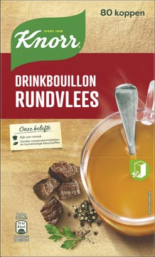 Drinkbouillon Knorr rundvlees 175ml (80)