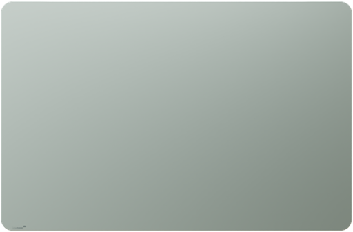 [LM-104363] Mat glasbord Legamaster RC 100x150cm met ronde hoeken (sage green)