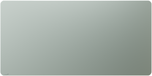 [LM-104364] Mat glasbord Legamaster RC 100x200cm met ronde hoeken (sage green)