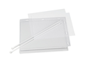 Waterbestendige hoes Durable A5 met kabelbinders transparant (5)