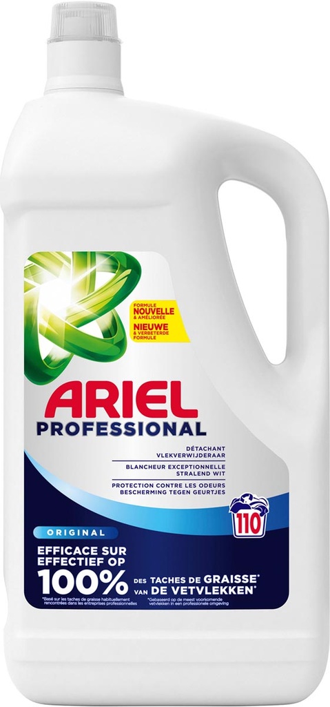 Wasmiddel Ariel Professional Regular110 wasbeurten fles 4,95L