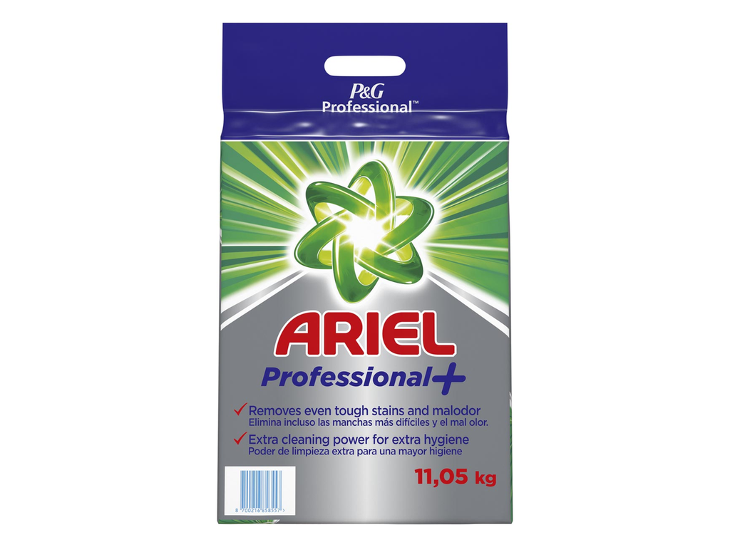 Waspoeder Ariel Professional Plus 130 wasbeurten zak 11,05kg