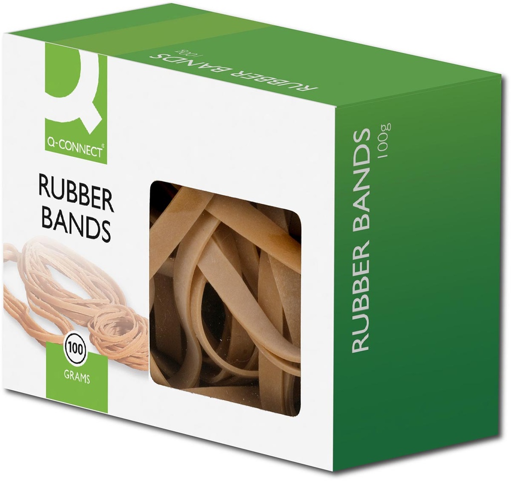 Elastieken Q-Connect breedte 10mm lengte 120mm 100g