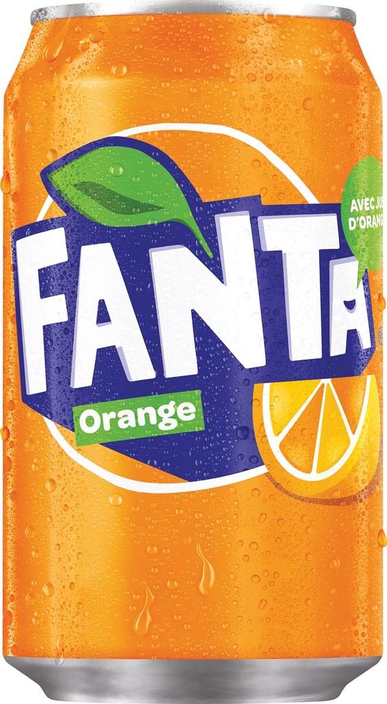 Frisdrank Fanta Orange blik 33cl (24)