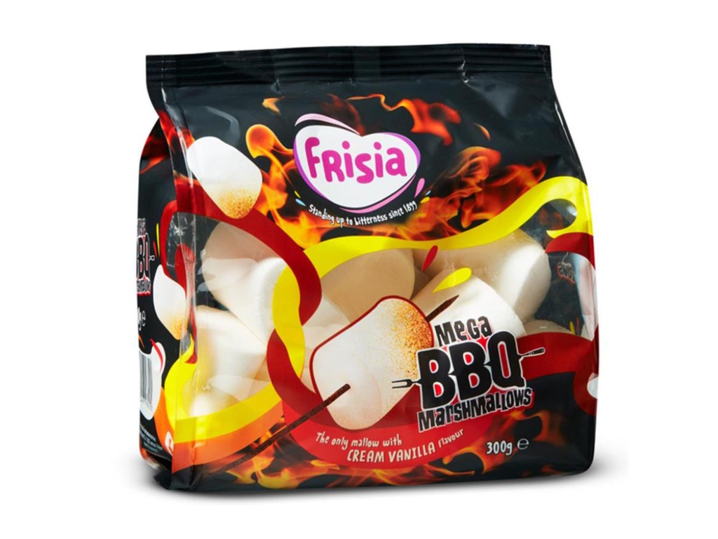 Snoep marshmallow Frisia BBQ zak 300g