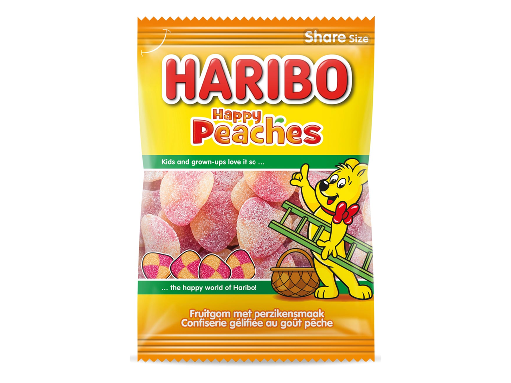 Snoep Haribo perziken zak 185g