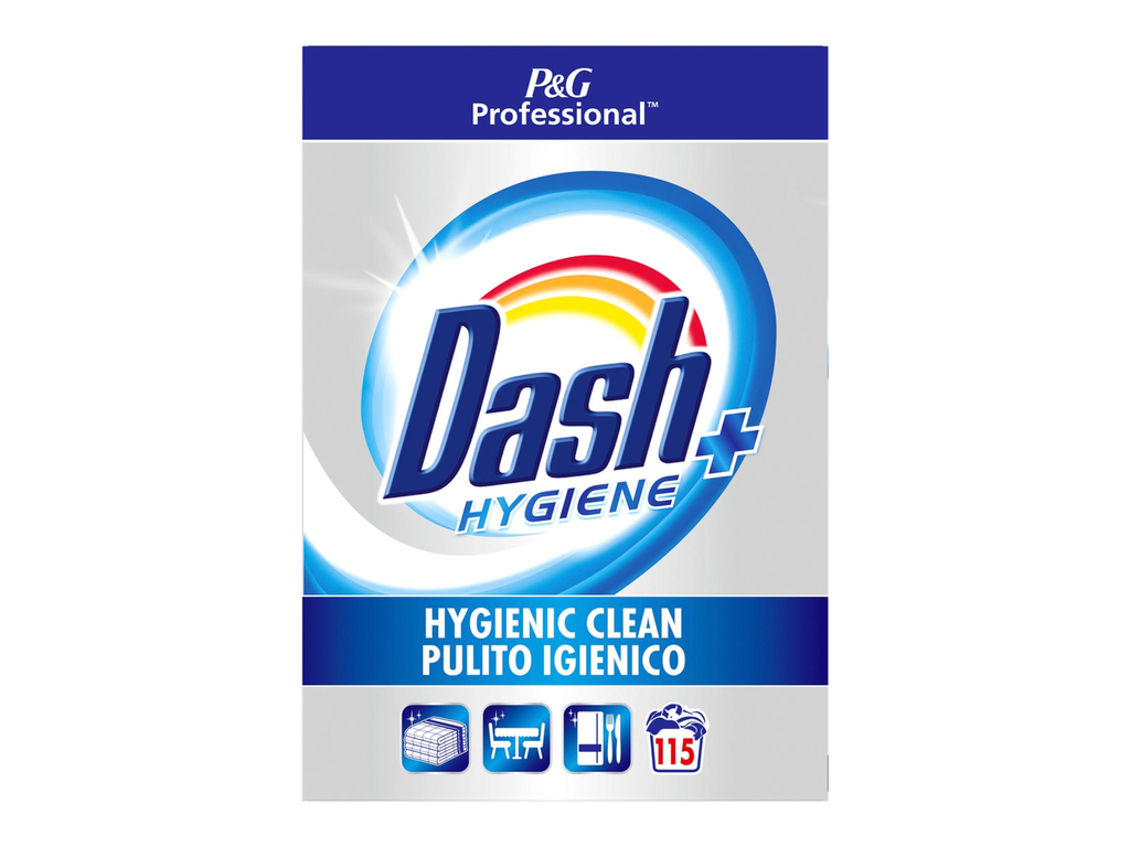 Waspoeder Dash Professional Hygiëne Plus doos 5,75kg 115 wasbeurten