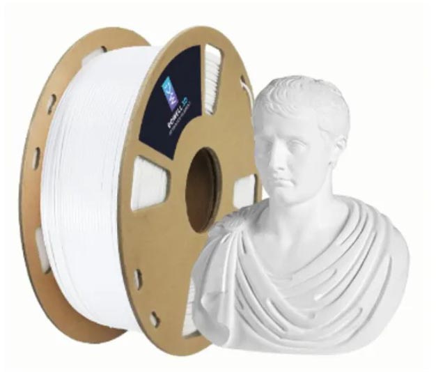 3D Filament PETG 1kg Ø1,75mm wit