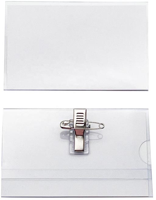 Badge met combiklem 58x90mm (50)