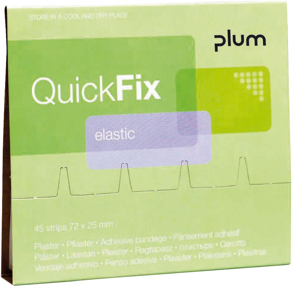 Navulling voor pleisterautomaat Plum QuickFix elastische pleisters (45)