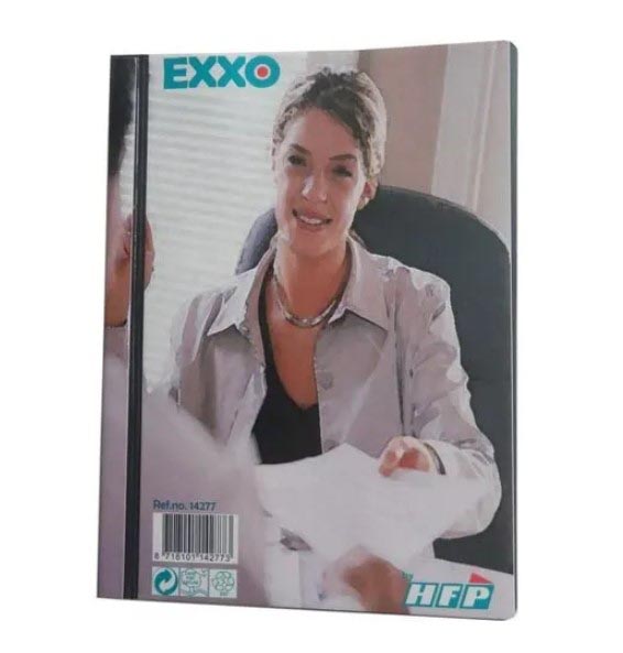 Personaliseerbaar showalbum Exxo HFP PP A5 20 tassen zwart