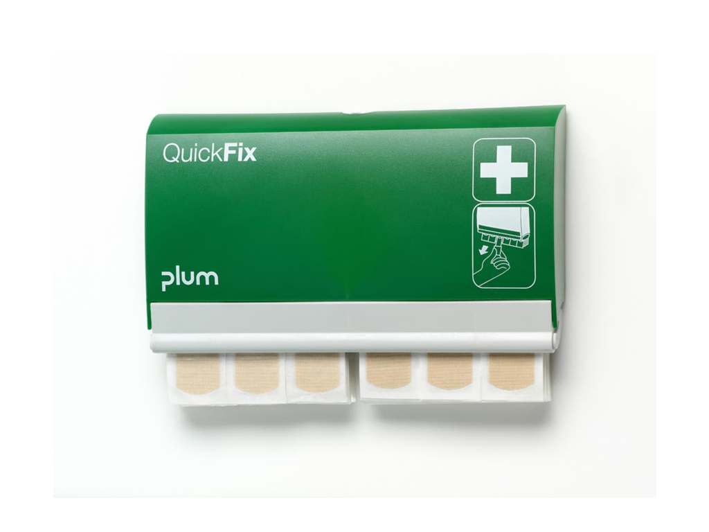 Pleisterautomaat Plum QuickFix incl. 2x45 elastische pleisters