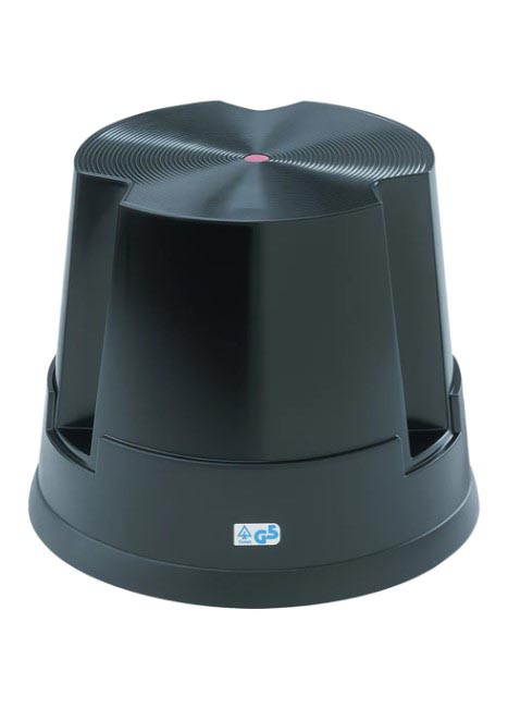 Rolkruk Twinco Easy Step olifantenpoot tot 150kg zwart