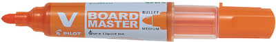 Whiteboardmarker Pilot Begreen V-Board Master ronde punt 2,3 mm oranje