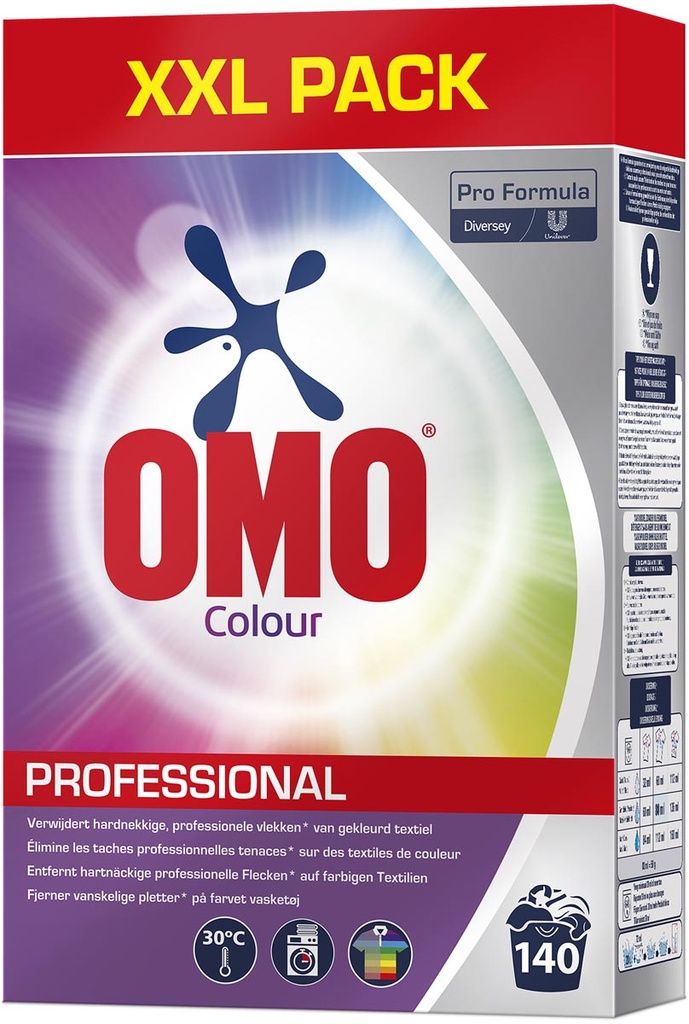 Waspoeder Omo Professional Pro Formula Colour XXL pak 140 wasbeurten