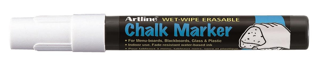 Krijtmarker Artline Chalk Marker 4mm wit