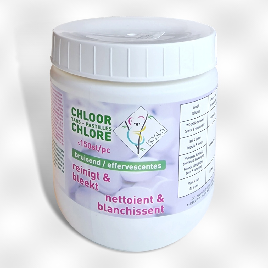 Chloortabletten Koala +/-3,4gr 150 tabs (12)
