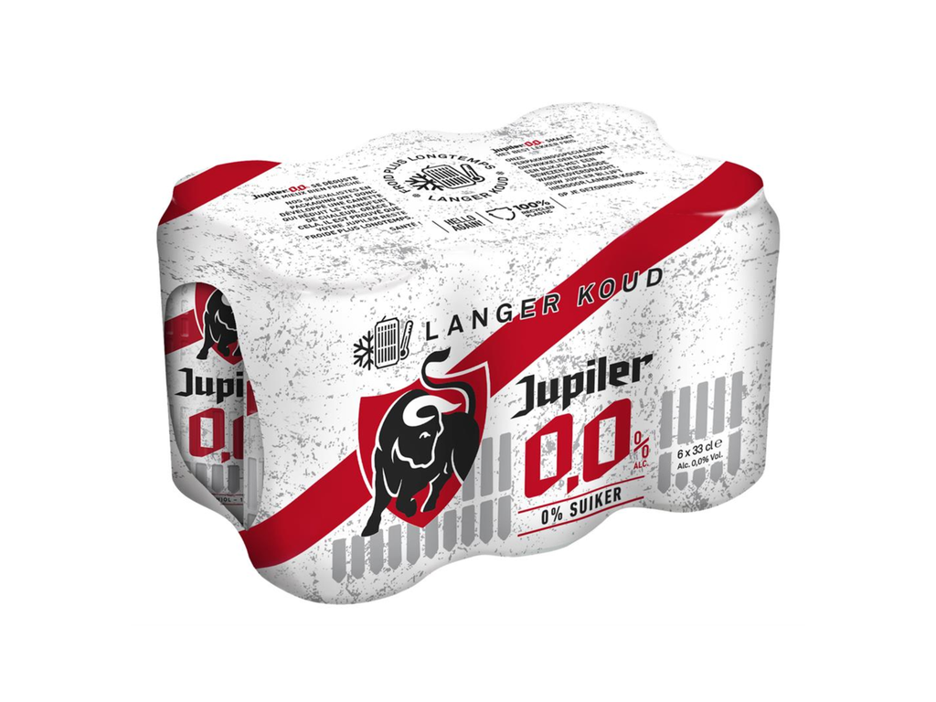 Alcoholvrij bier Jupiler 0.00% blik 33cl (24)