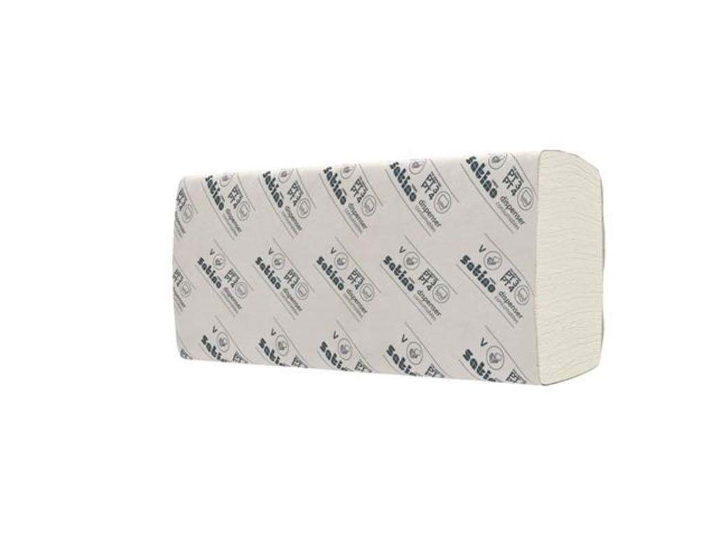 Handdoeken Satino papier V-vouw 2 laags 25x23cm 160vel groen (20) 