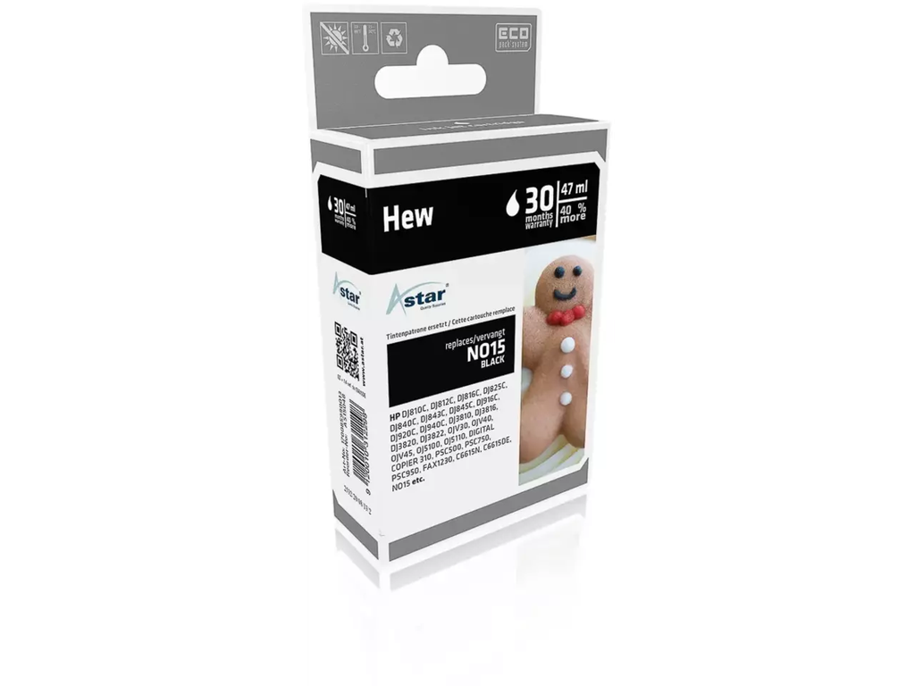 Inkt Astar voor HPC6615D 15 BLACK 