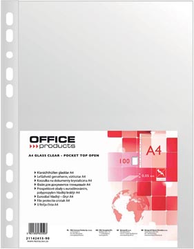 Showtas Office Products PP A4 50 micron 11-gaats glashelder (100)